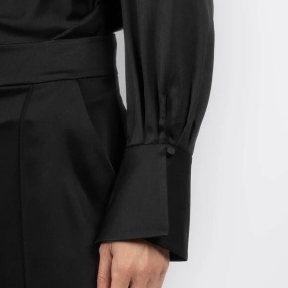 Jonathan SIMKHAI ! Symone Long Sleeve Cowl Top (US/2) - Picture 5 of 16